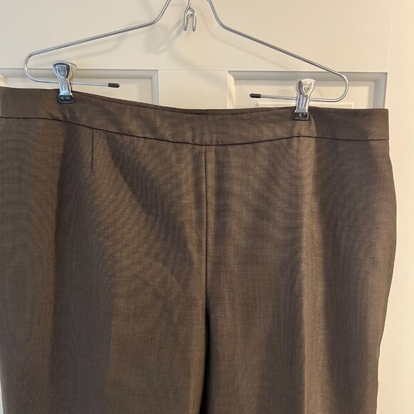 Suit Studio Dark Brown Heathered Pant Suit – Jacket 18 / Pants 18 - Picture 4 of 16